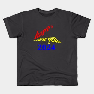 happy new year 2024 Kids T-Shirt